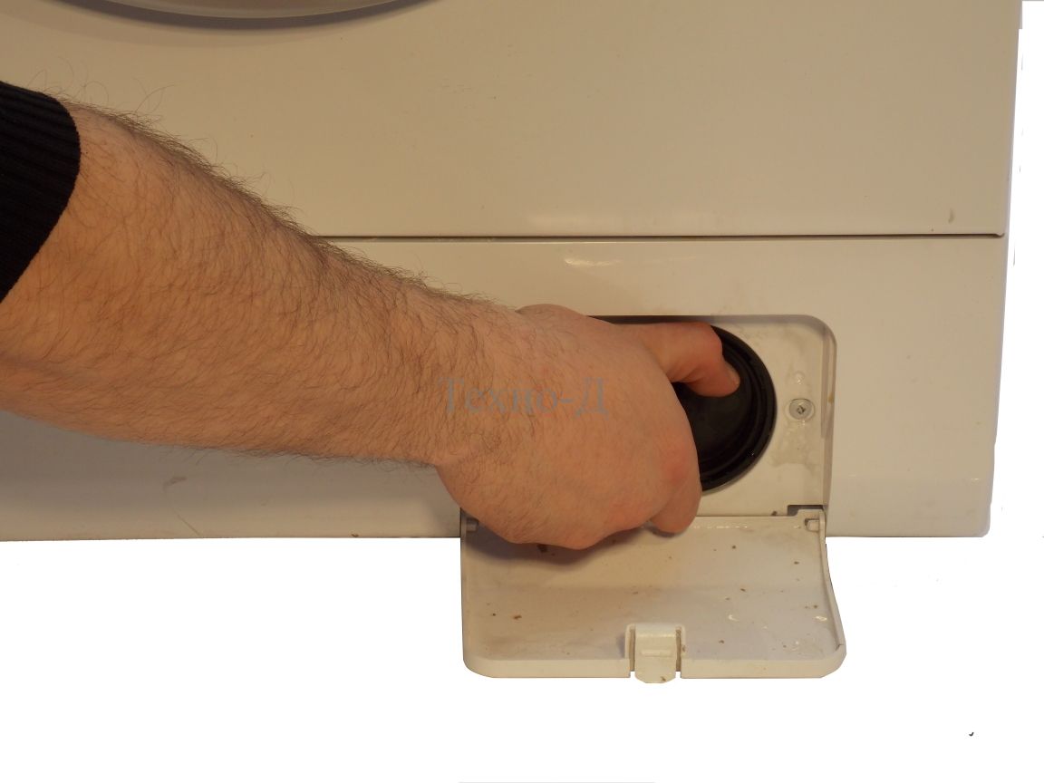 Чистка системы слива стиральных машин